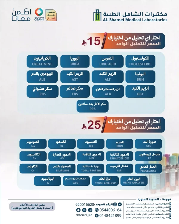 تحليلك من اختيارك بـ 15 / 25 ريال ( للتحليل الواحد فقط )